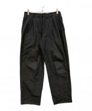 COMME des GARCONS HOMME (コムデギャルソン オム) タックパンツ グレー サイズ:S