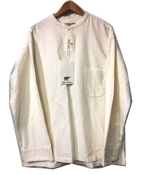 中古 古着通販 Elephant Blanc エレファンブラン ｵｰｶﾞﾆｯｸﾌﾗﾝﾈﾙﾍﾝﾘｰﾈｯｸｶｯﾄｿｰ ベージュ サイズ 48 未使用品 15aw ブランド 古着通販 トレファク公式 Trefac Fashion