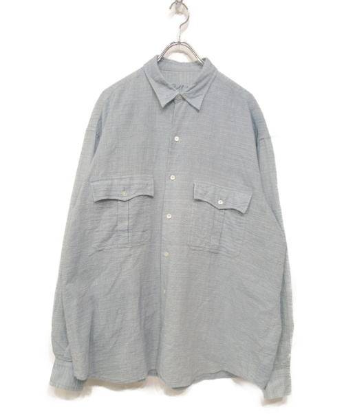 中古 古着通販 Porter Classic ポータークラシック シアサッカーロールアップシャツ ライトブルー サイズ L ブランド 古着通販 トレファク公式 Trefac Fashion