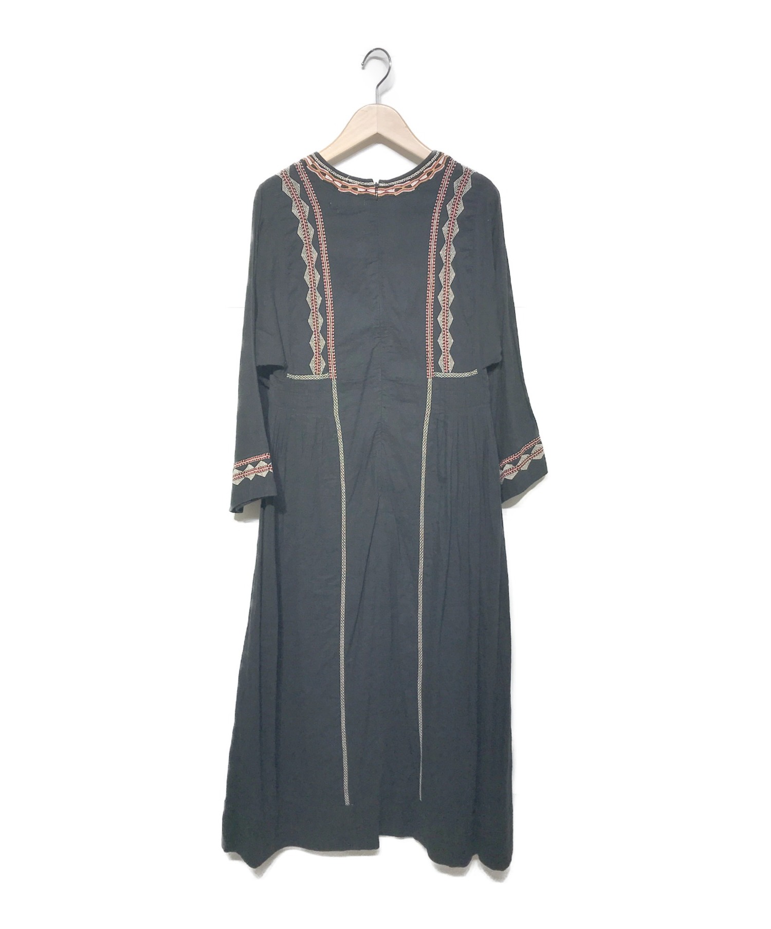 中古 古着通販 Isabel Marant Etoile イザベルマランエトワール 刺繍ワンピース ブラック サイズ 36 ブランド 古着通販 トレファク公式 Trefac Fashion