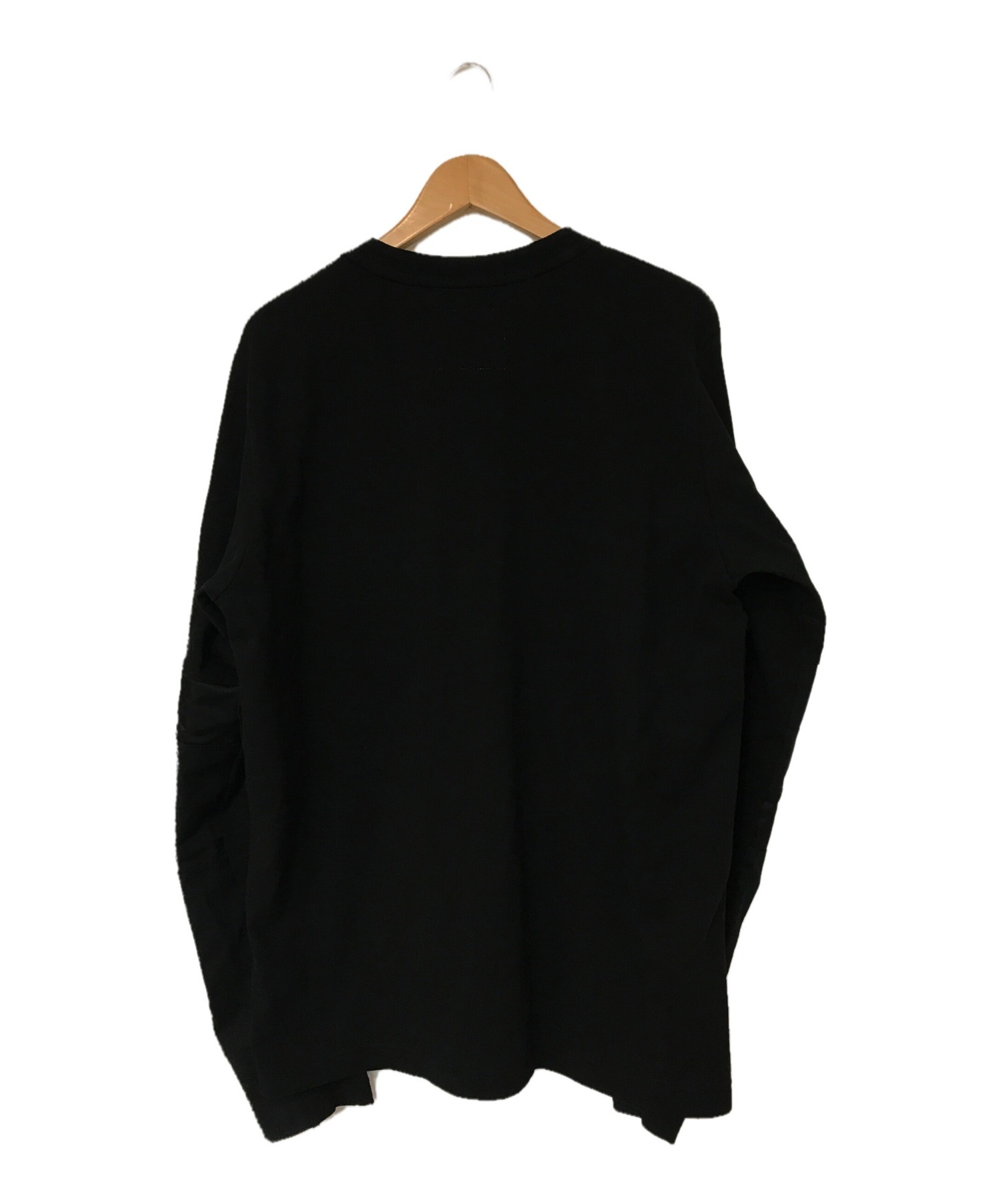 sacai (サカイ) 21S/S Cotton Jersey Long Sleev ブラック サイズ:3 21-02515M