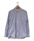 COMME des GARCONS SHIRT（）の古着「20AW ストライプシャツ」｜ブルー