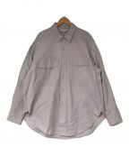 UNUSED（）の古着「20S/S Long Sleeve Shirt Jacket」｜ピンク