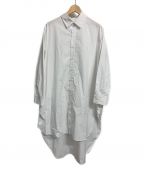 D-VEC（ディーベック）の古着「21SS ラウンドカットロングシャツ」｜ホワイト