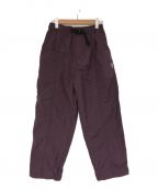South2 West8（サウスツーウエストエイト）の古着「Belted Center Seam Pant」｜パープル