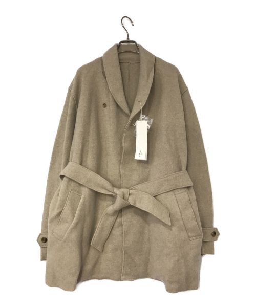 ikiji（イキジ）ikiji (イキジ) ウールジャケット ベージュ サイズ:3 未使用品の古着・服飾アイテム