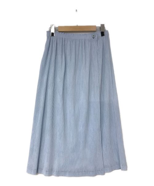 ISSEY MIYAKE（イッセイミヤケ）ISSEY MIYAKE (イッセイミヤケ) プリーツスカート ブルー サイズ:3の古着・服飾アイテム