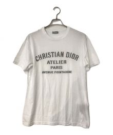 DIOR HOMME（ディオール オム）の古着「アトリエロゴプリントTシャツ」｜ホワイト