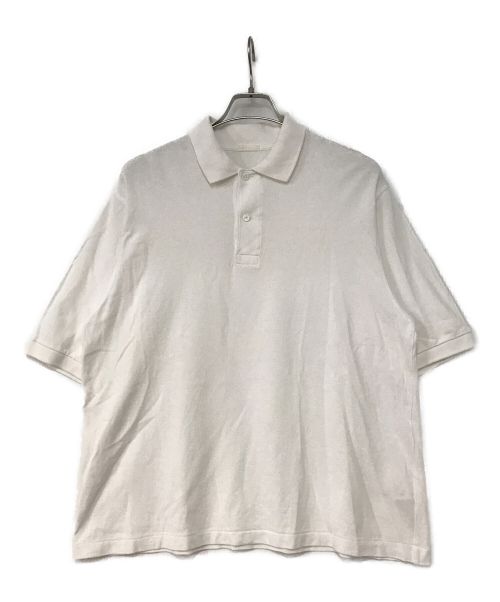 COMOLI（コモリ）COMOLI (コモリ) 鹿の子 半袖ポロシャツ ホワイト サイズ:2の古着・服飾アイテム