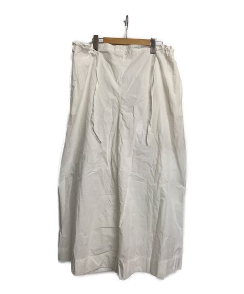 Veritecoeur（ヴェリテクール）Veritecoeur (ヴェリテクール) ギャザーワイドパンツ ホワイト サイズ:FREEの古着・服飾アイテム