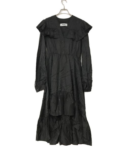MSGM（エムエスジーエム）MSGM (エムエスジーエム) ワンピース ブラック サイズ:Mの古着・服飾アイテム