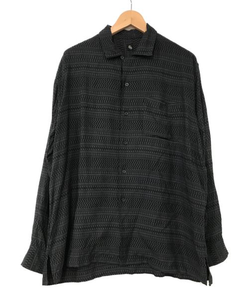 KAPTAIN SUNSHINE（キャプテンサンシャイン）KAPTAIN SUNSHINE (キャプテンサンシャイン) Open Collar Shirt ブラック サイズ:38の古着・服飾アイテム