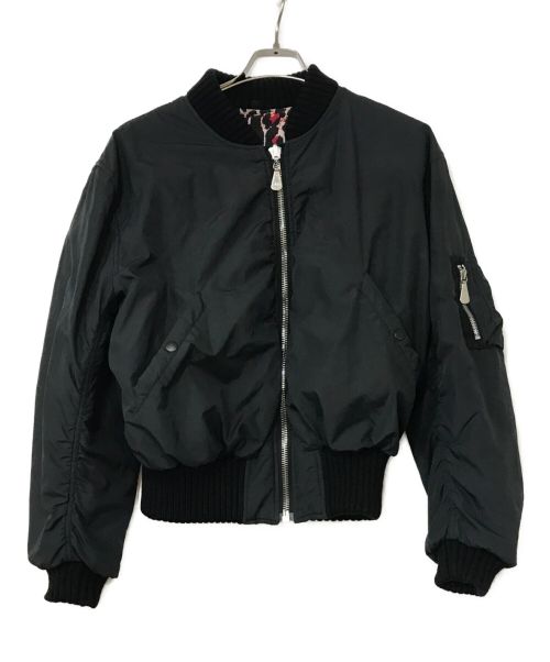 MCQ（マックキュー）MCQ (マックキュー) ボンバージャケット ブラック サイズ:Mの古着・服飾アイテム