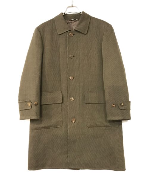 GIVENCHY（ジバンシィ）GIVENCHY (ジバンシィ) ウールツイルコート ブラウン サイズ:46の古着・服飾アイテム