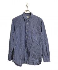 COMME des GARCONS SHIRT (コムデギャルソンシャツ) ストライプシャツ ブルー×ホワイト サイズ:M