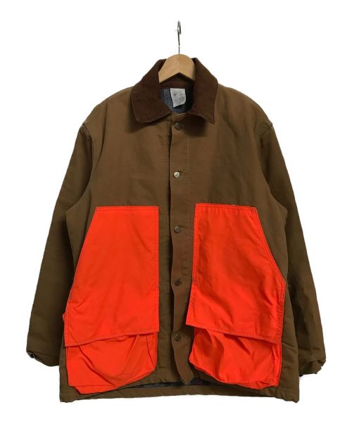 CarHartt（カーハート）CarHartt (カーハート) ダックワークジャケット オレンジ×ブラウン サイズ:Lの古着・服飾アイテム