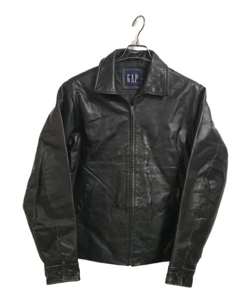 OLD GAP（オールドギャップ）OLD GAP (オールドギャップ) レザージャケット ブラック サイズ:XSの古着・服飾アイテム