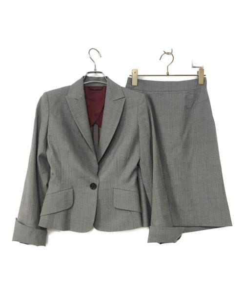 BURBERRY（バーバリー）BURBERRY (バーバリー) セットアップスーツ グレー サイズ:ジャケット38/スカート36の古着・服飾アイテム