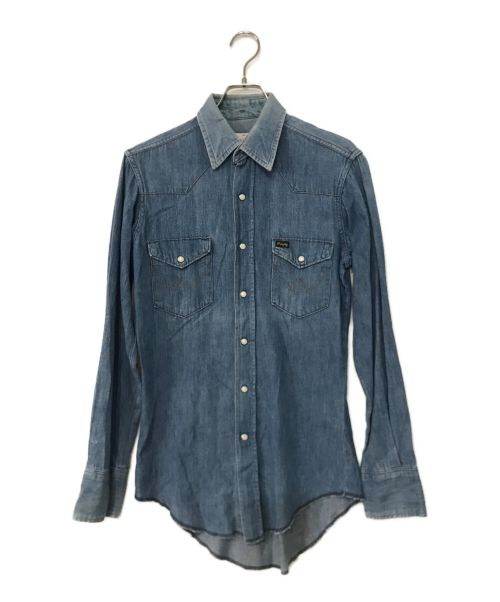 Wrangler（ラングラー）Wrangler (ラングラー) デニムシャツ ブルー サイズ:14　1/2の古着・服飾アイテム
