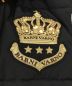 中古・古着 BARNI VARNO (バーニヴァーノ) 王冠 刺繍ダウンベスト ブラック サイズ:L：12800円
