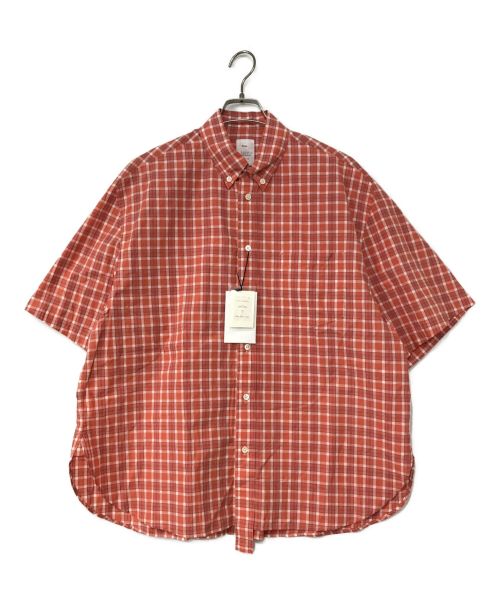 Name.（ネーム）Name. (ネーム) ギンガムチェックハーフスリーブシャツ オレンジ サイズ:1 未使用品の古着・服飾アイテム
