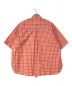 Name. (ネーム) ギンガムチェックハーフスリーブシャツ オレンジ サイズ:1 未使用品：9800円