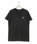 DOLCE & GABBANAドルチェ＆ガッバーナ）の古着「VネックTシャツ」｜ブラック