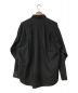 ULTERIOR (アルテリア) SUVIN COTTON OVERLAID SHIRT ブラック サイズ:4 未使用品：9800円