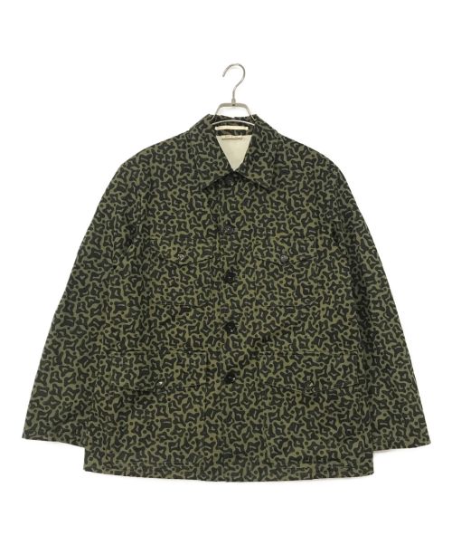 MARNI（マルニ）MARNI (マルニ) レオパードジャケット オリーブ サイズ:46の古着・服飾アイテム