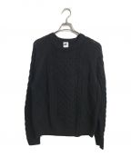 NIKEナイキ）の古着「AS M NL CABLE KNIT SWEATER LS BLACK」｜ブラック