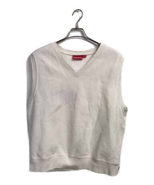 SUPREME（シュプリーム）SUPREME (シュプリーム) Sweatshirt Vest アイボリー サイズ:Sの古着・服飾アイテム