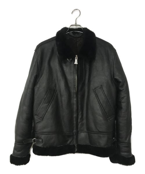 古着（古着）古着 (フルギ) レザージャケット ブラック サイズ:表記不明の古着・服飾アイテム