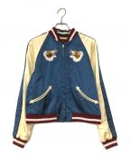 RUMBLE REDランブルレッド）の古着「Souvenir jacket」｜ブルー×ピンク
