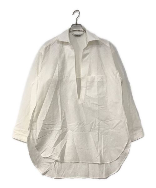 ANCELLM（アンセルム）ANCELLM (アンセルム) SKIPPER LONG SHIRT ホワイト サイズ:1の古着・服飾アイテム