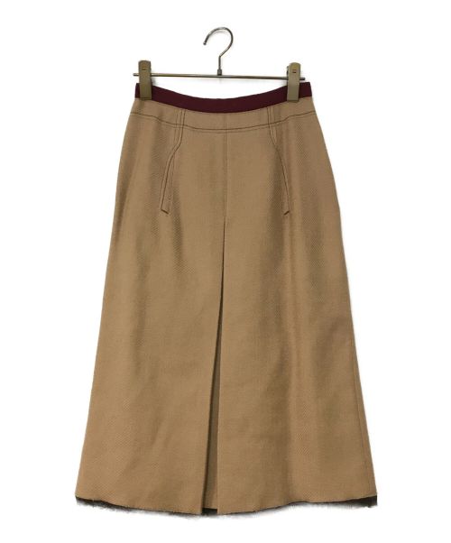 PRADA（プラダ）PRADA (プラダ) スカート ブラウン サイズ:38の古着・服飾アイテム