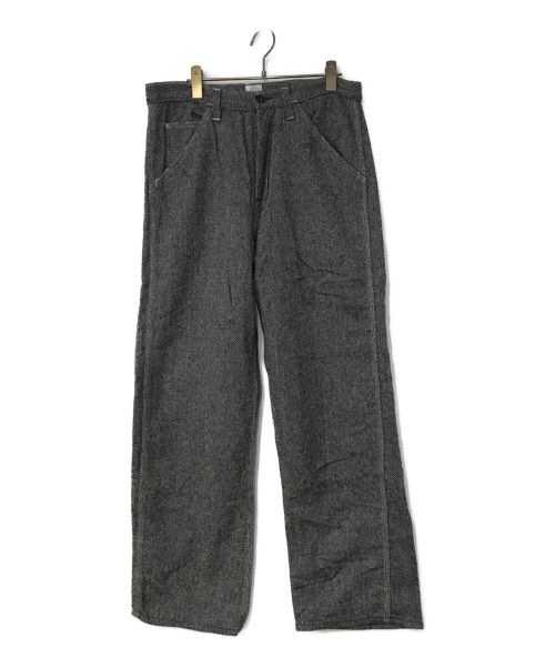 POST O'ALLS（ポストオーバーオールズ）POST O'ALLS (ポストオーバーオールズ) Five Pocket Pants グレー サイズ:Mの古着・服飾アイテム