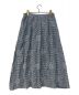 ISSEY MIYAKE HaaT (イッセイミヤケハート) ギンガムチェックシャーリングデザインスカート ブルー サイズ:2：9800円