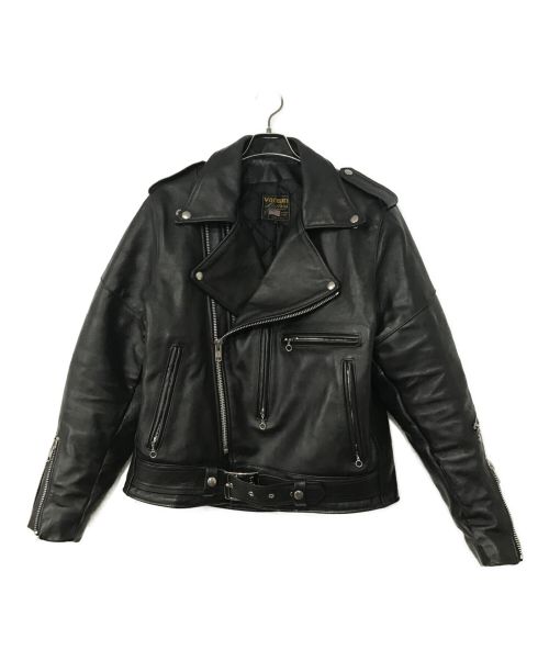VANSON（バンソン）VANSON (バンソン) マッドマックスダブルライダースジャケット ブラック サイズ:44の古着・服飾アイテム