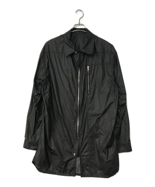 RICK OWENS（リックオウエンス）RICK OWENS (リック オウエンス) LS OVERSIZED OUTERSHIRT ブラック サイズ:48の古着・服飾アイテム
