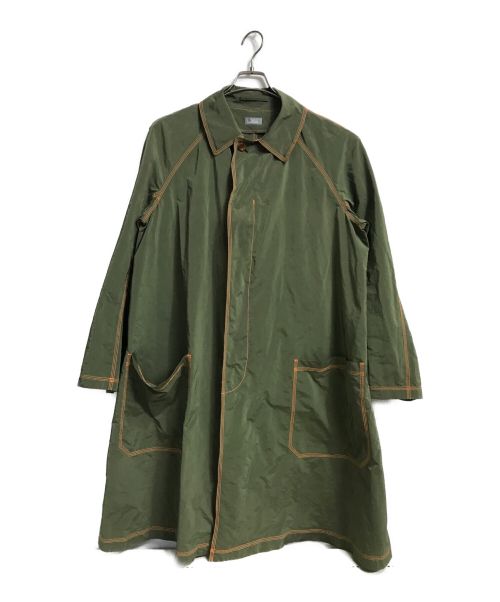 kolor/BEACON（カラービーコン）kolor/BEACON (カラービーコン) ステンカラーコート オリーブ サイズ:2の古着・服飾アイテム