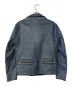 UNDERCOVERISM (アンダーカバーイズム) ダブルライダースジャケット ブルー サイズ:M：49800円