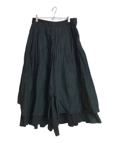 KAPITAL（キャピタル）KAPITAL (キャピタル) コットンリネン オーロラエプロンパンツ ブラック サイズ:Sの古着・服飾アイテム
