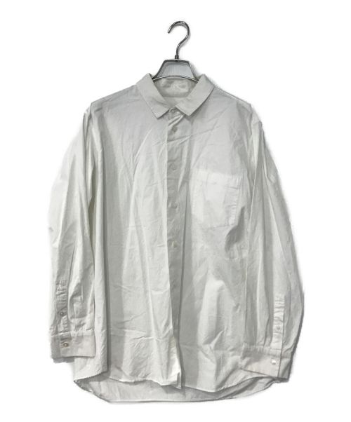 ATON（エイトン）ATON (エイトン) COTTON TWILL OVERSIZED SHIRT ホワイト サイズ:4の古着・服飾アイテム