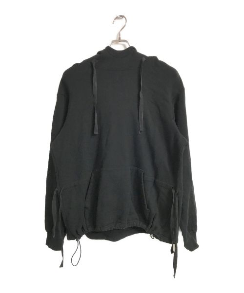 UNDERCOVER（アンダーカバー）UNDERCOVER (アンダーカバー) back pocket sweat hoodie ブラック サイズ:Lの古着・服飾アイテム