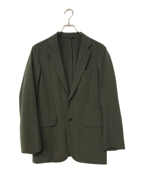 DESCENTE（デサント）DESCENTE (デサント) テーラードジャケット オリーブ サイズ:Lの古着・服飾アイテム