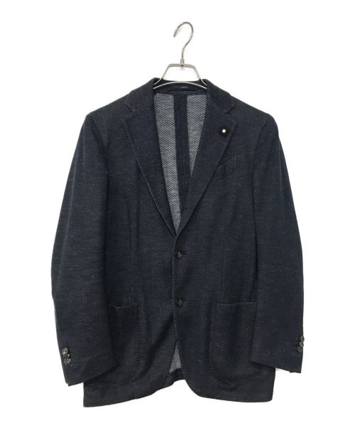 LARDINI（ラルディーニ）LARDINI (ラルディーニ) リネン混3Bジャケット ネイビー サイズ:44の古着・服飾アイテム