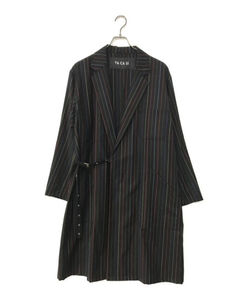TACASI（タキャシ）TACASI (タキャシ) タイロッケンコート ブラック サイズ:48の古着・服飾アイテム