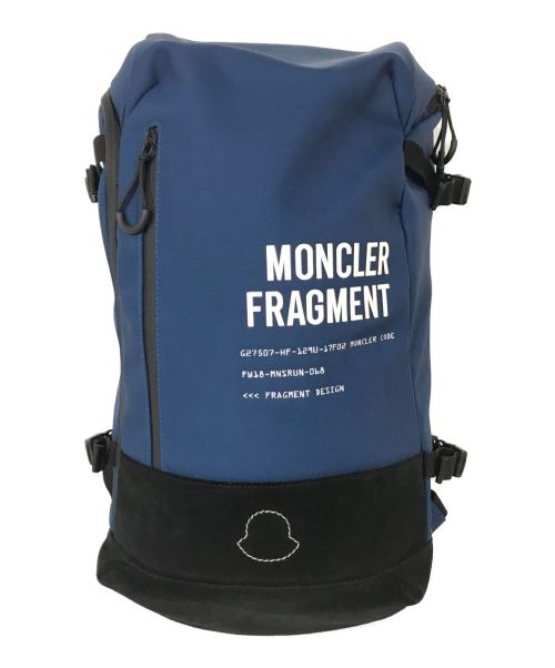 MONCLER（モンクレール）MONCLER (モンクレール) FRAGMENT (フラグメント) バックパック ネイビーの古着・服飾アイテム