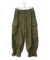 beautiful people（ビューティフルピープル）の古着「double-end military cloth cargo pants」｜カーキ