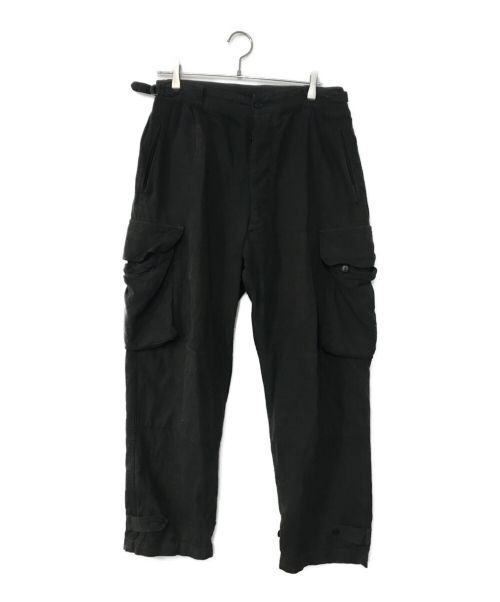 COMOLI（コモリ）COMOLI (コモリ) ブラック 6ポケットパンツ ブラック サイズ:Lの古着・服飾アイテム